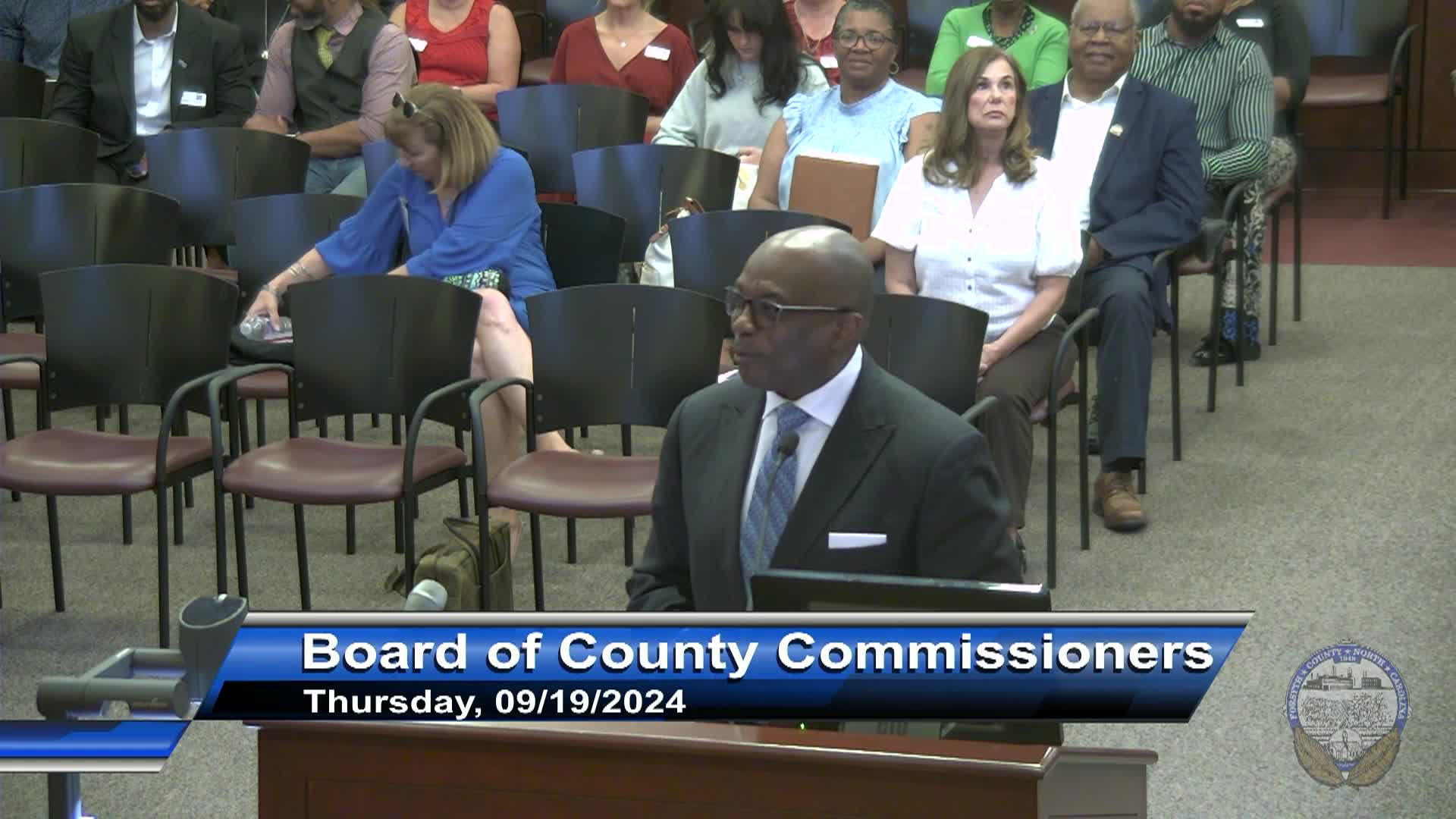 Thumbnail image for Forsyth County Board of Commissioners Meeting September 19 2024