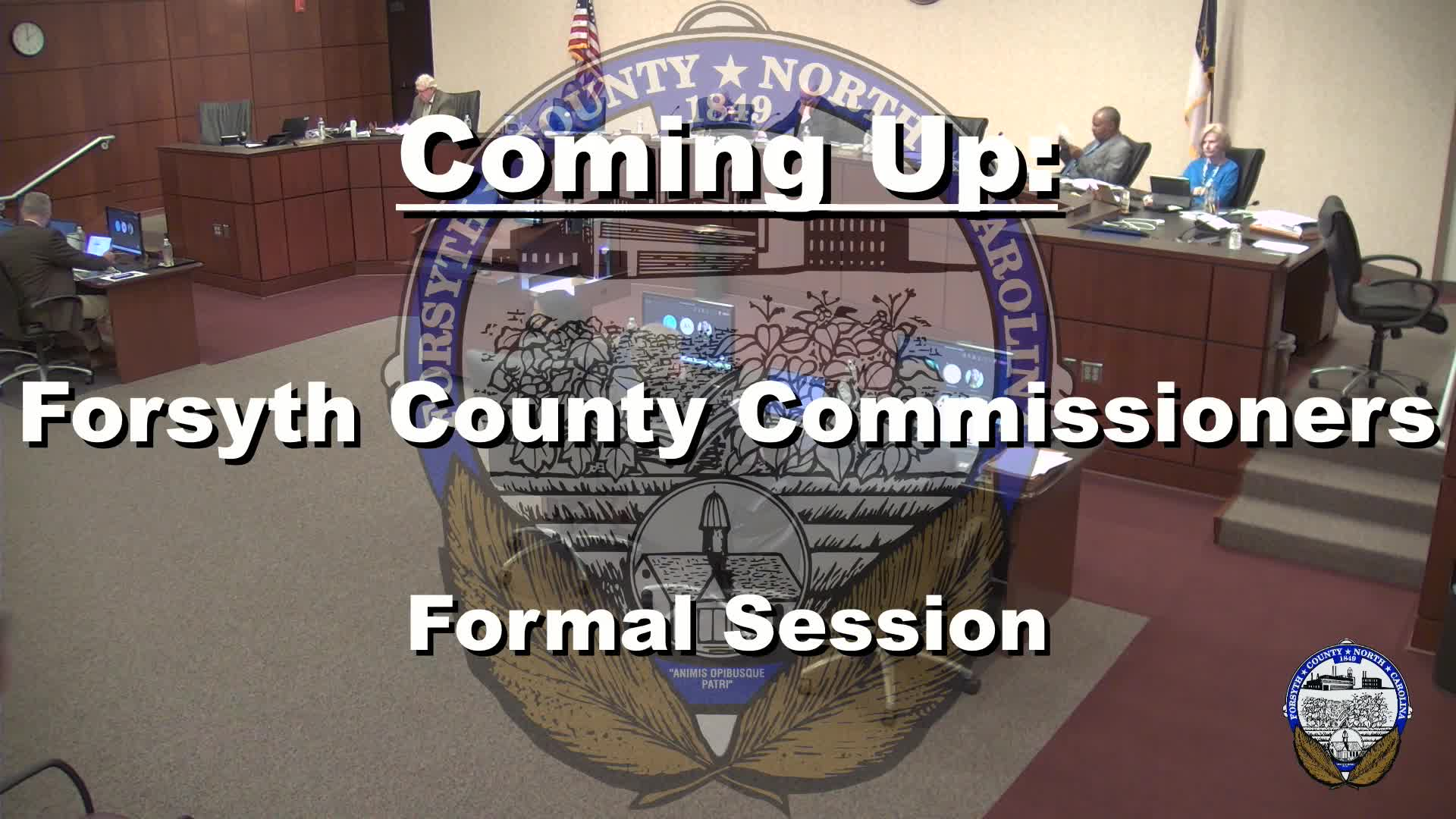 Thumbnail image for Forsyth County Board of Commissioners Meeting October 27 2022