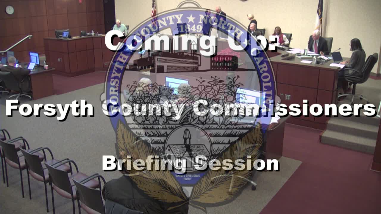 Thumbnail image for Forsyth County Commissioners meeting December 12 2025