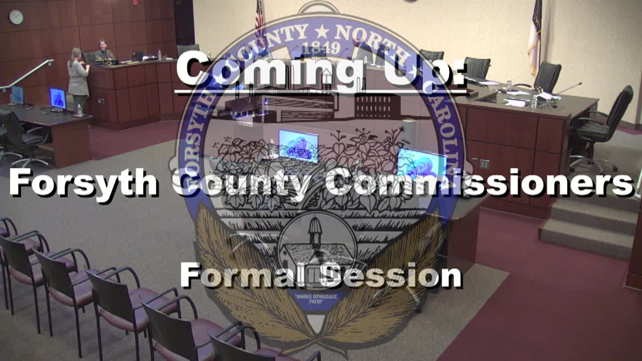 Thumbnail image for Forsyth County Board of Commissioners meeting January 16 2025
