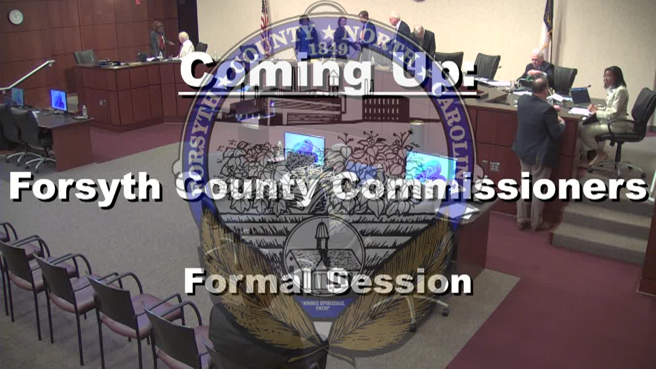 Thumbnail image for Forsyth County Board of Commissioners January 30 2025