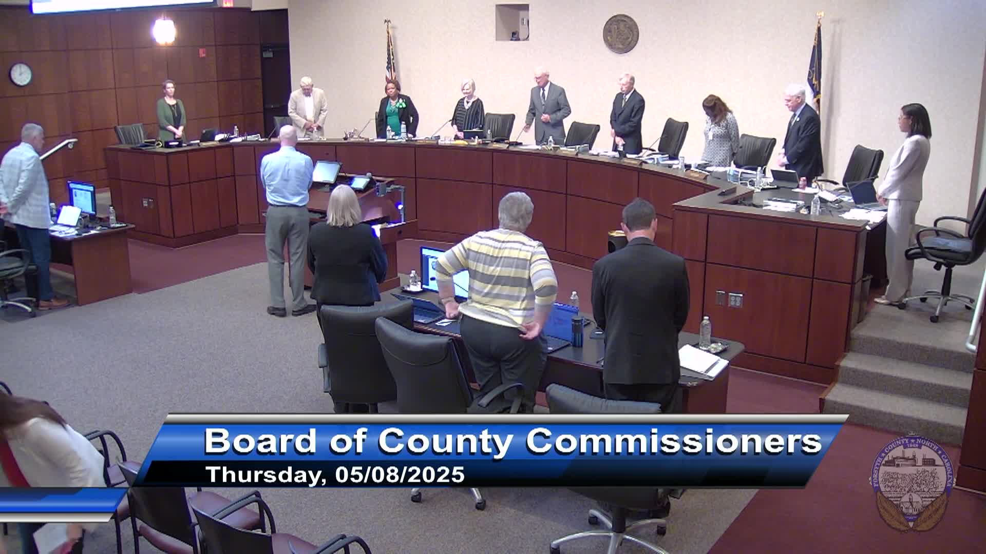Thumbnail image for Forsyth County Board of Commissioners Meeting May 8 2025