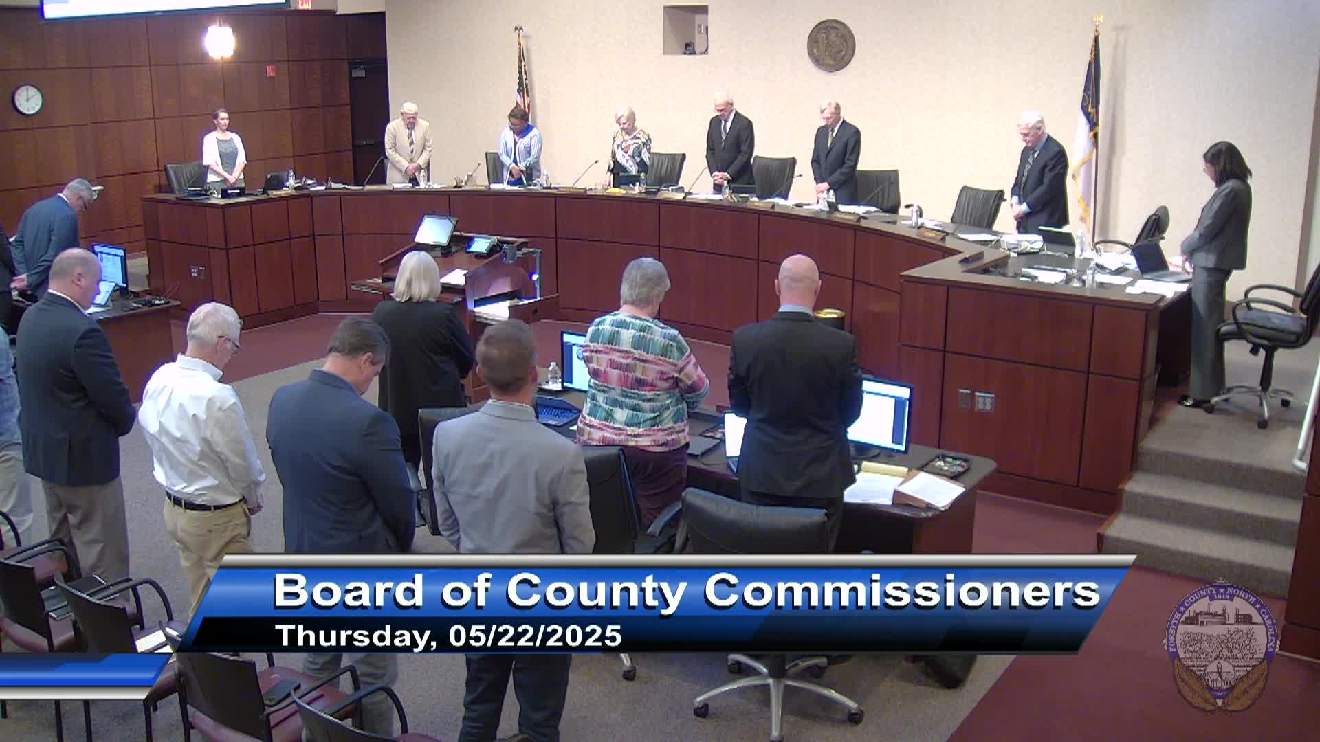 Thumbnail image for Forsyth County Board of Commissioners Meeting May 22 2025