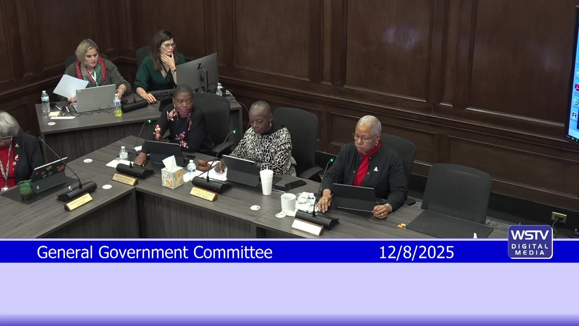 General Government Committee December 8 2025