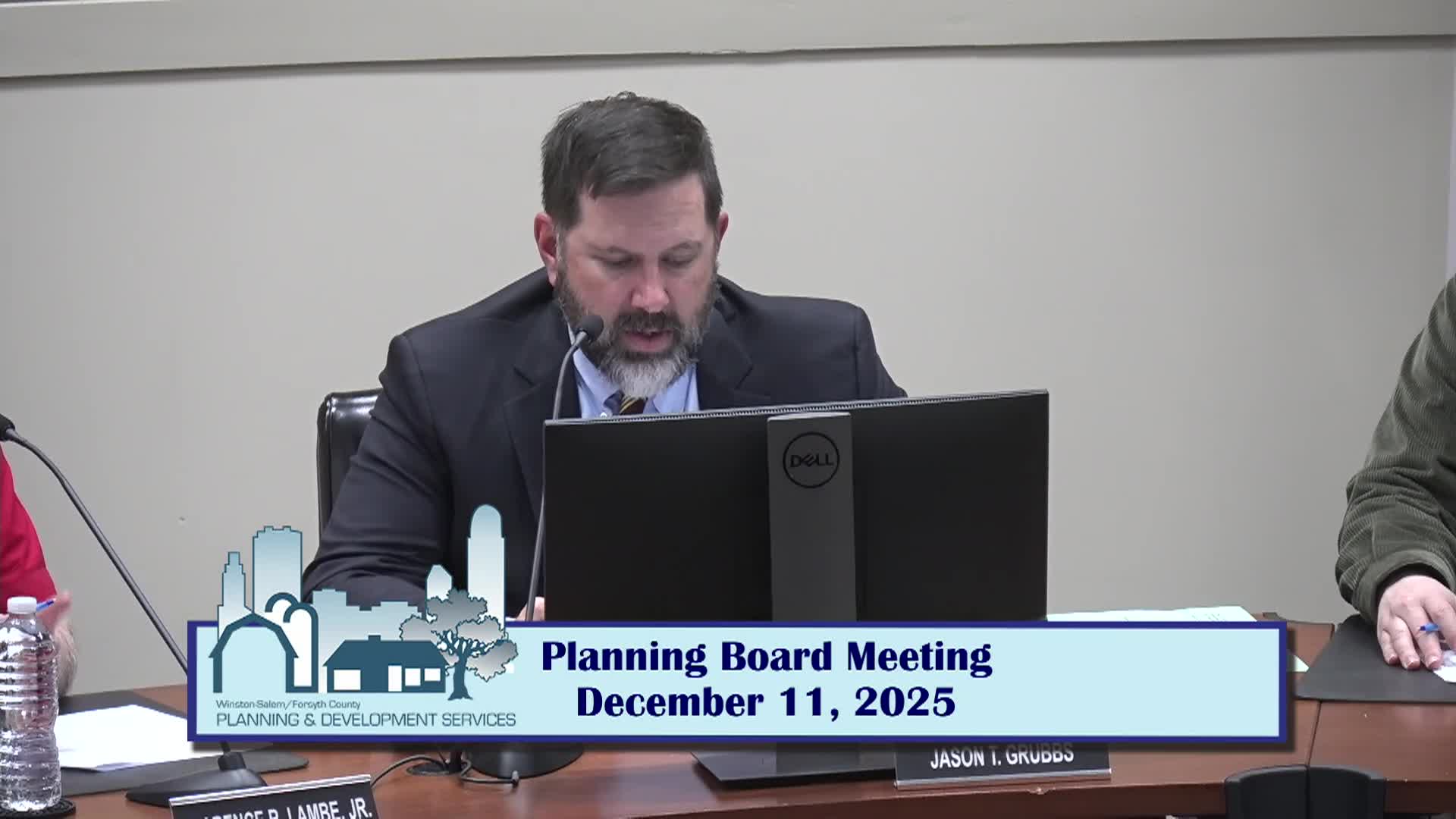 Winston Salem/City County Planning Board meeting December 11 2025