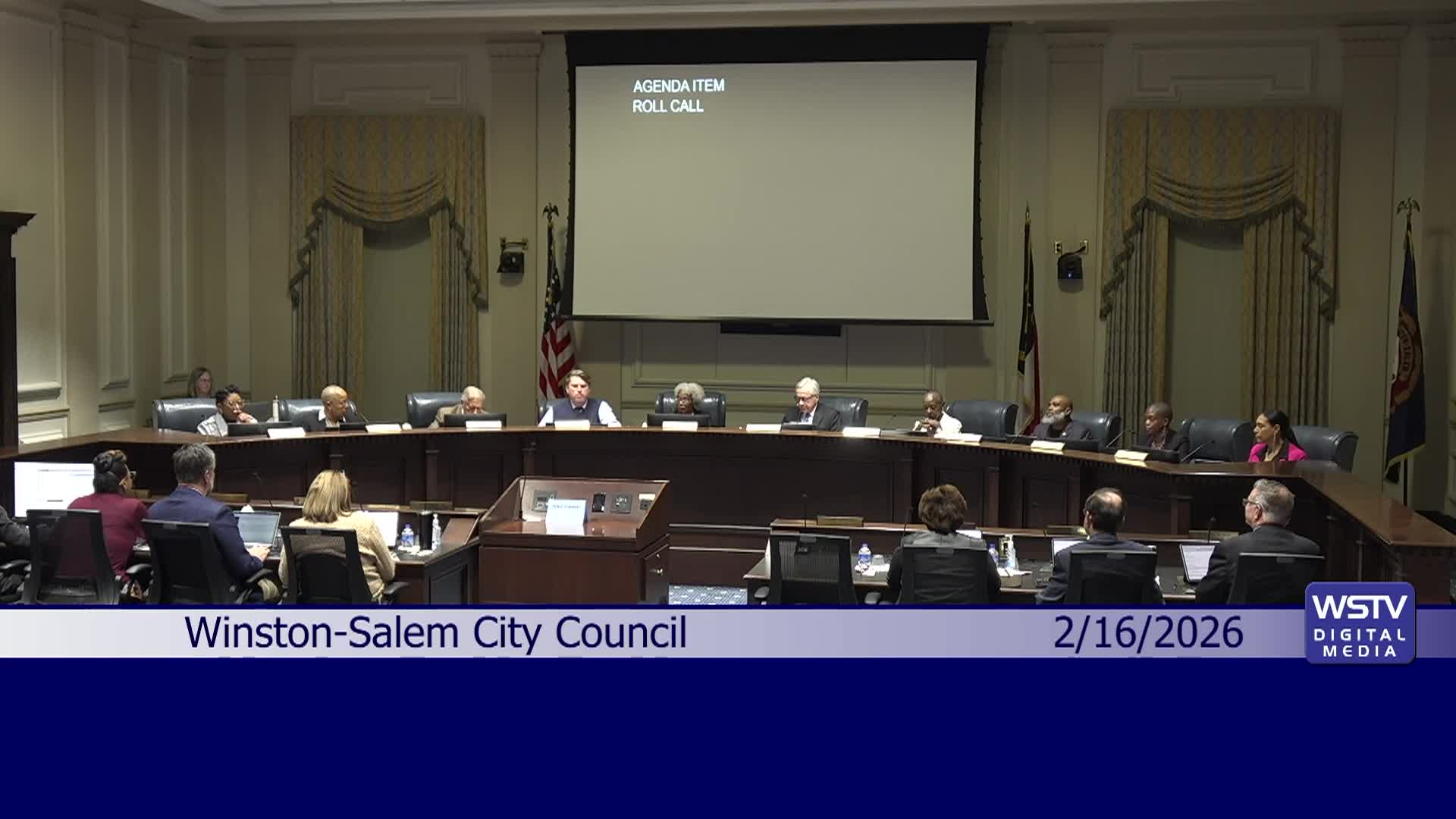 Thumbnail image for Regular meeting of the Winston-Salem City Council January 16 2026