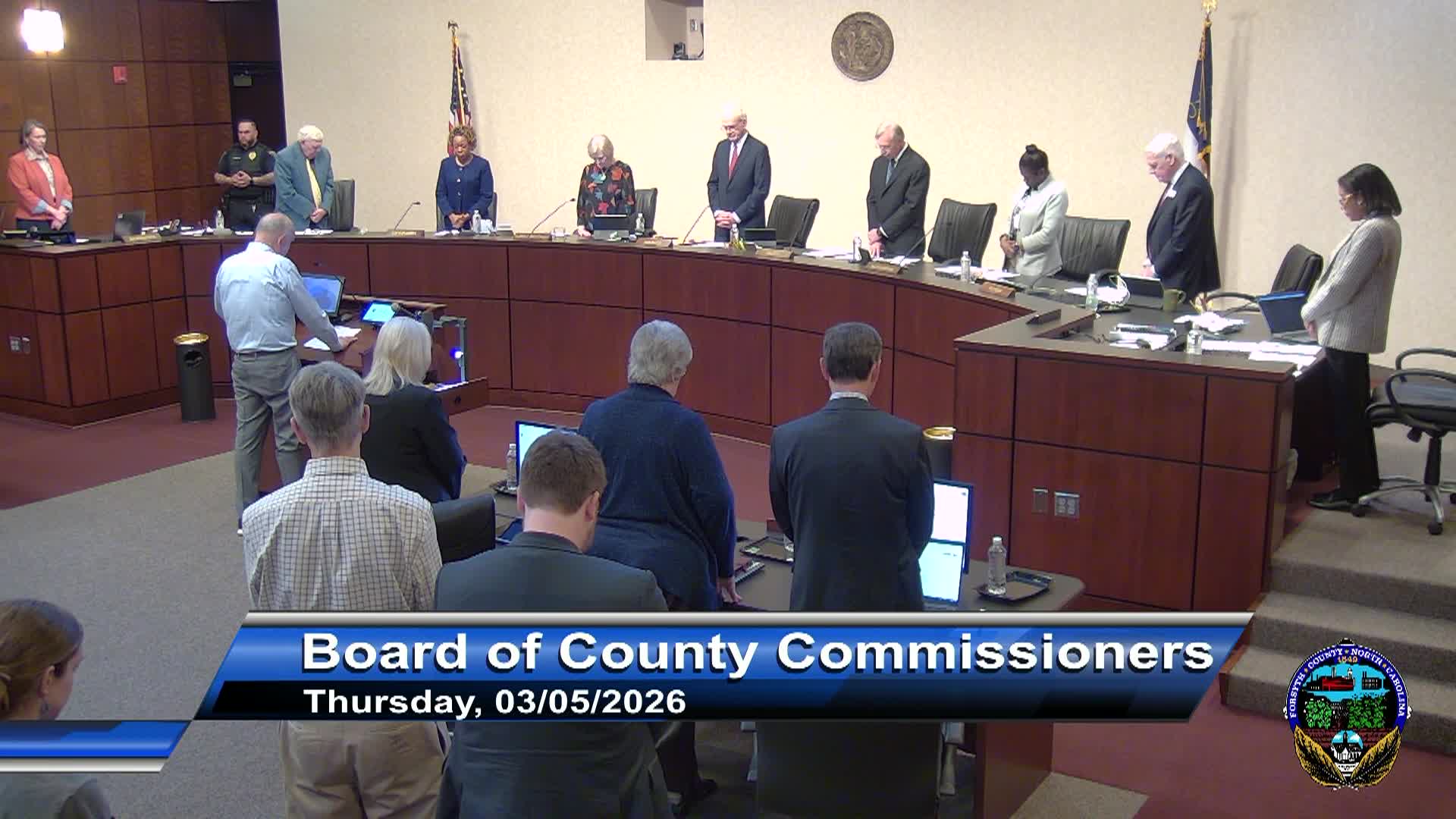 Thumbnail image for Forsyth County Board of Commissioners Meeting March 06 2026