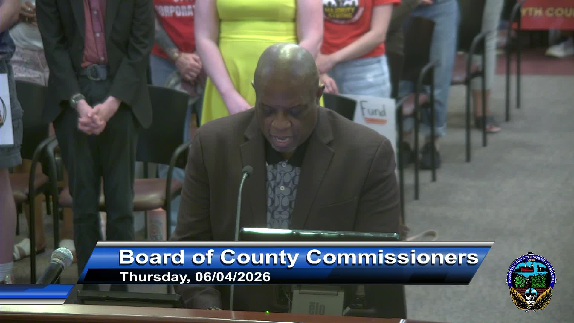 Thumbnail image for Forsyth County Board of Commissions Special Meeting June 4 2026
