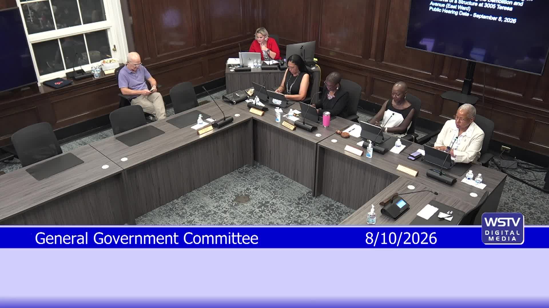 Thumbnail image for General Government Committee Meeting - July 10, 2026