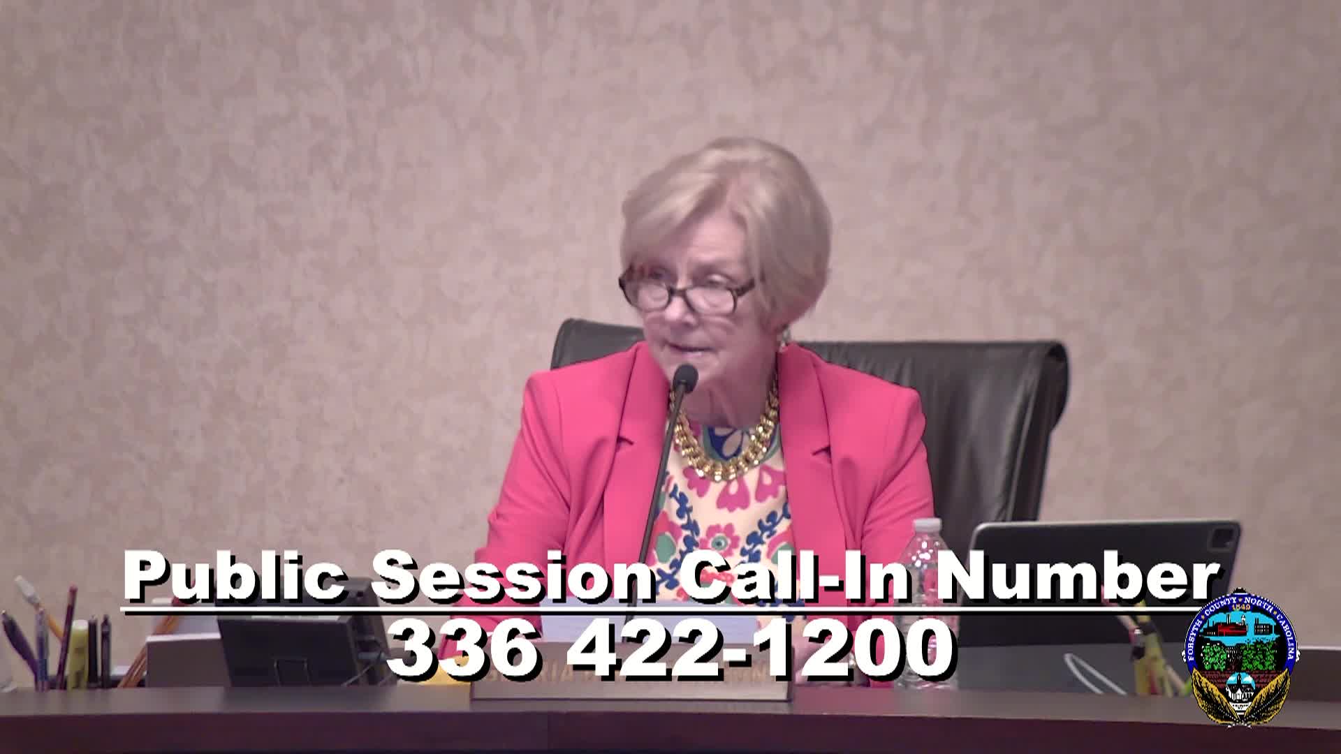 Thumbnail image for Forsyth County Board of Commissions Meeting: August 27, 2026