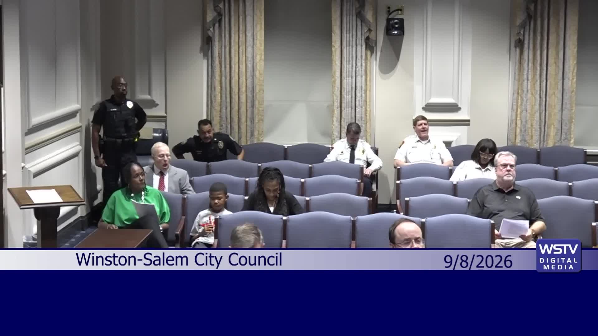 Thumbnail image for Regular Meeting of the Winston Salem City Council: September 8, 2026
