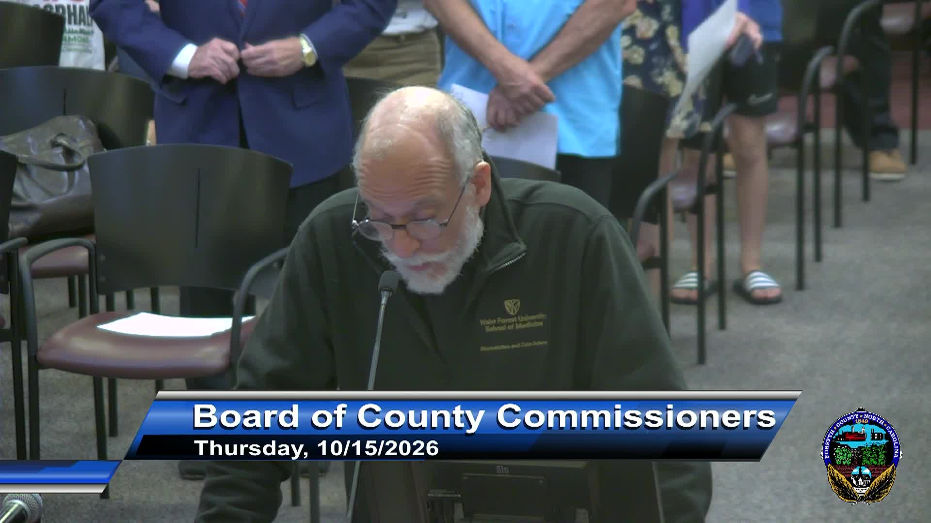 Thumbnail image for Forsyth County Board of Commissions Meeting: October 15, 2026