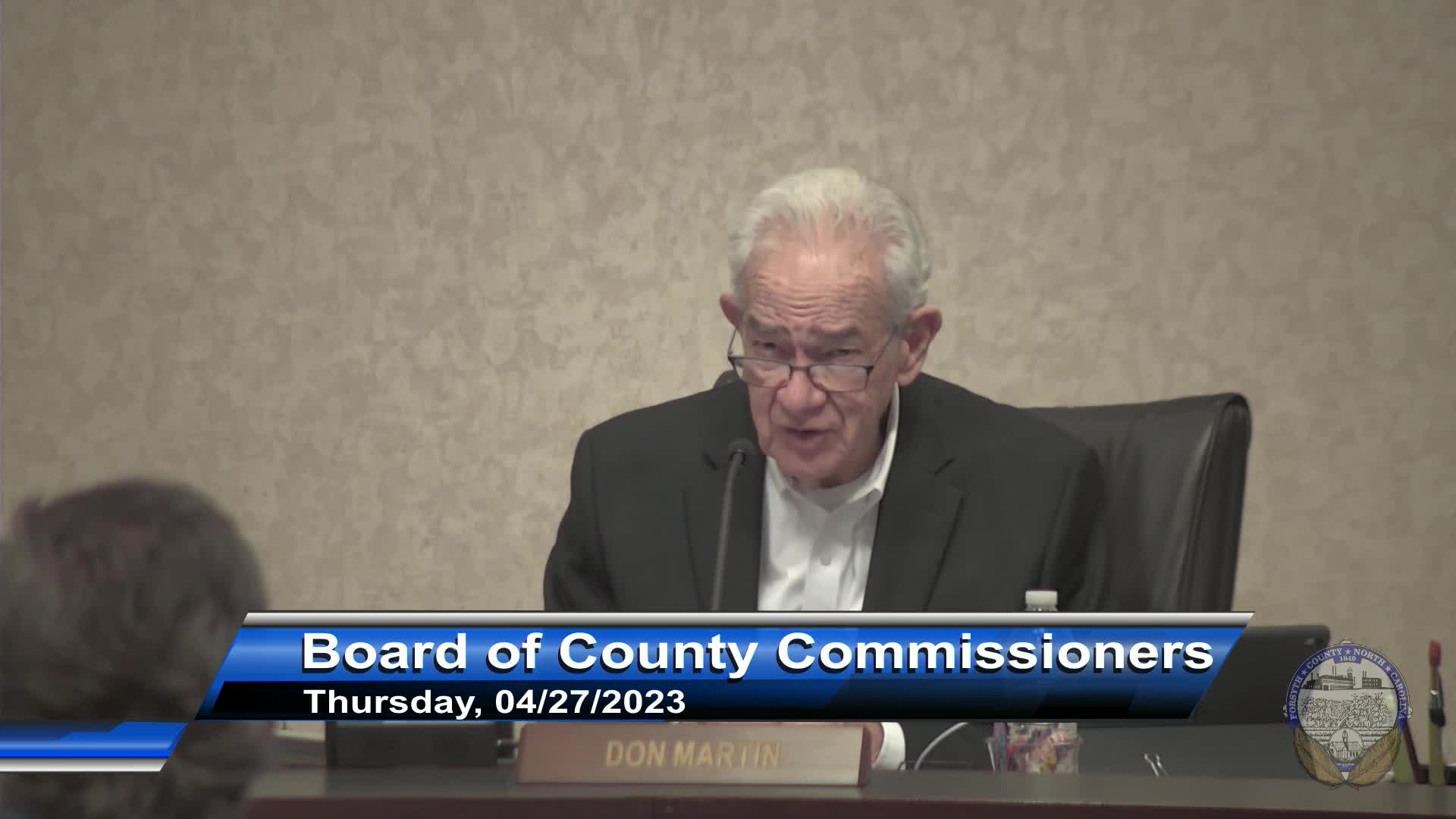 Thumbnail image for Forsyth County Board of Commissioners Briefing April 27 2023