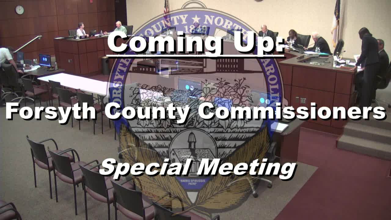 Thumbnail image for Forsyth County Board of Commissioners Meeting June 8 2023