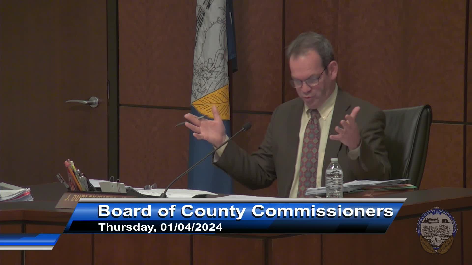 Thumbnail image for Forsyth County Board of Commissioners Briefing January 4 2024