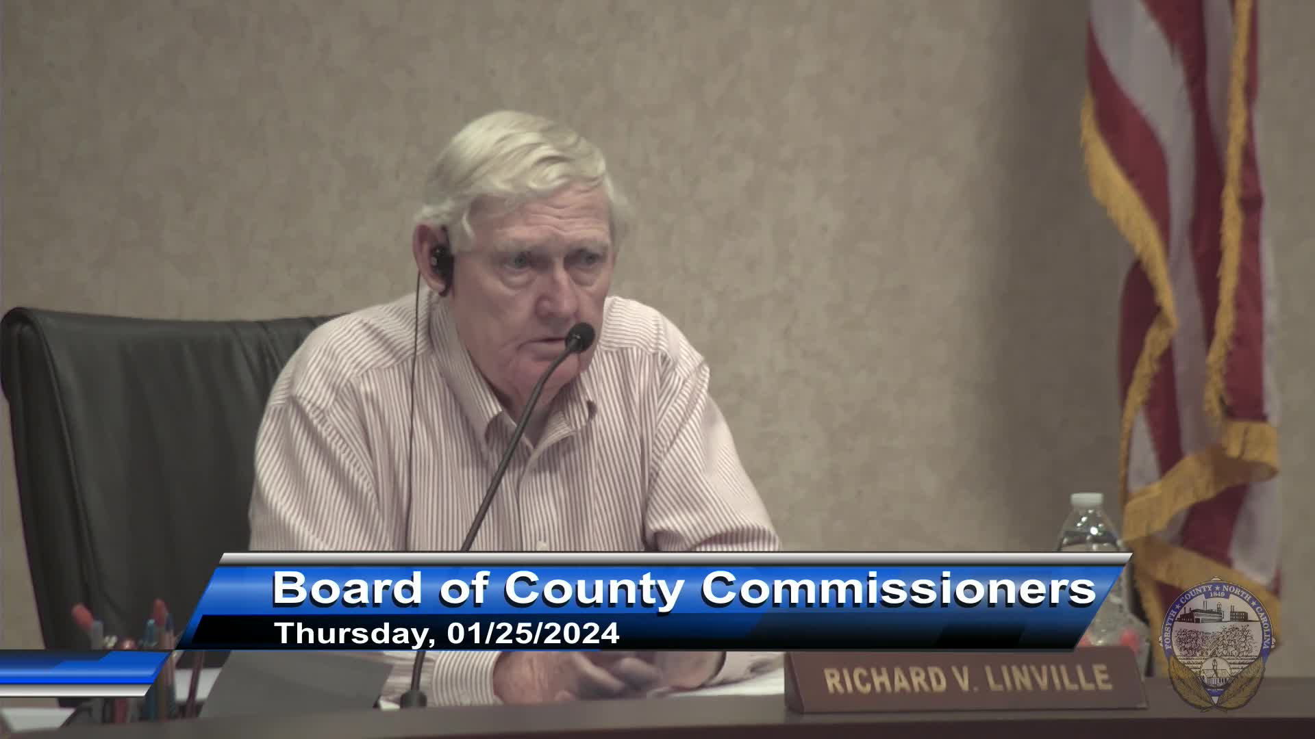 Thumbnail image for Forsyth County Board of Commissioners Briefing January 25 2024