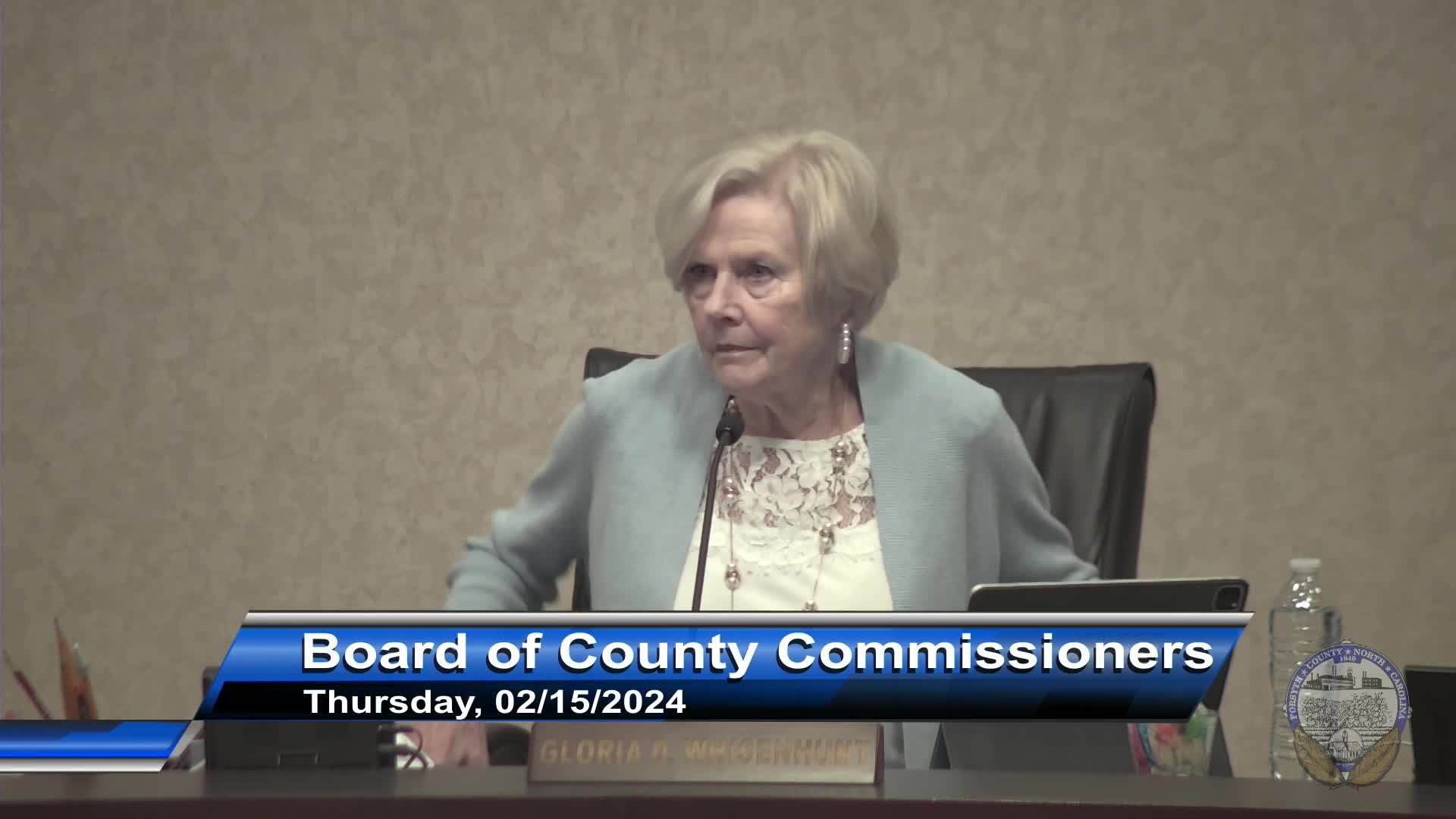 Thumbnail image for Forsyth County Board of Commissioners Briefing February 15 2024