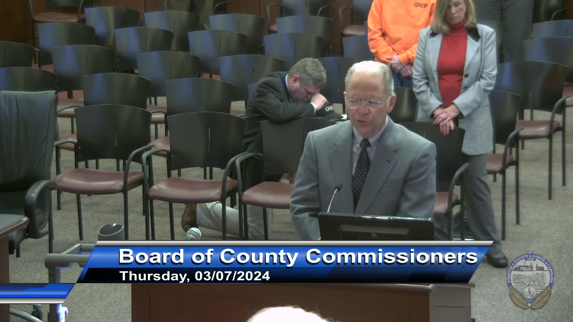 Thumbnail image for Forsyth County Board of Commissioners Briefing March 7 2024