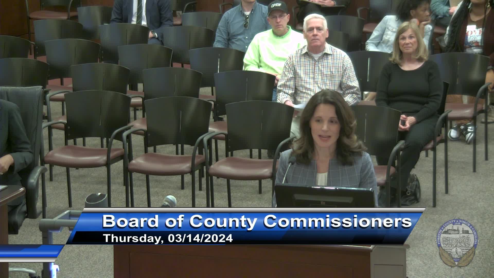 Thumbnail image for Forsyth County Board of Commissioners Briefing March 14 2024