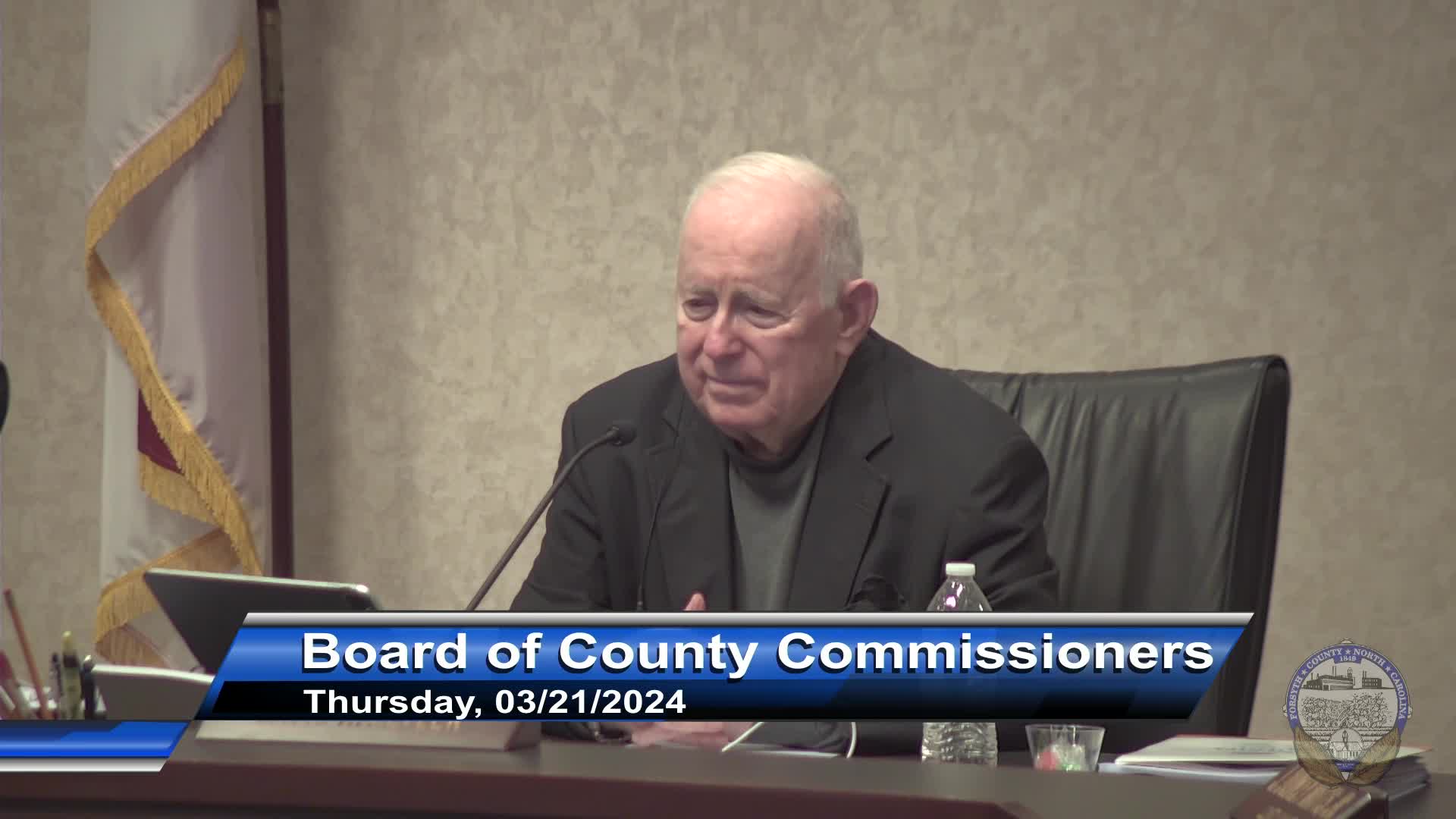 Thumbnail image for Forsyth County Board of Commissioners Briefing March 21 2024