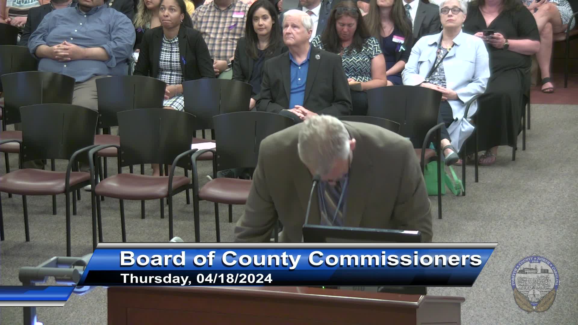 Thumbnail image for Forsyth County Board of Commissioners Briefing April 18 2024