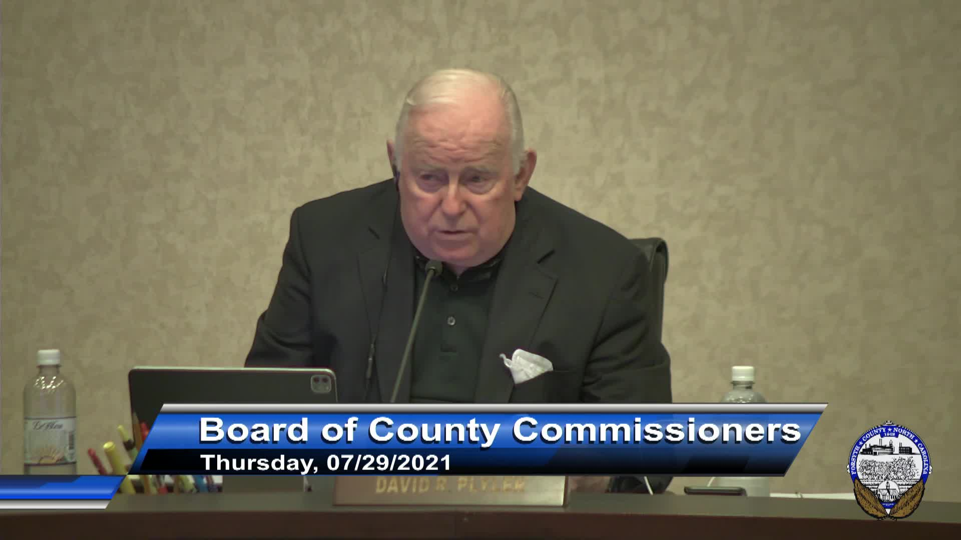 Thumbnail image for Board of County Commissioners July 29 2021 meeting