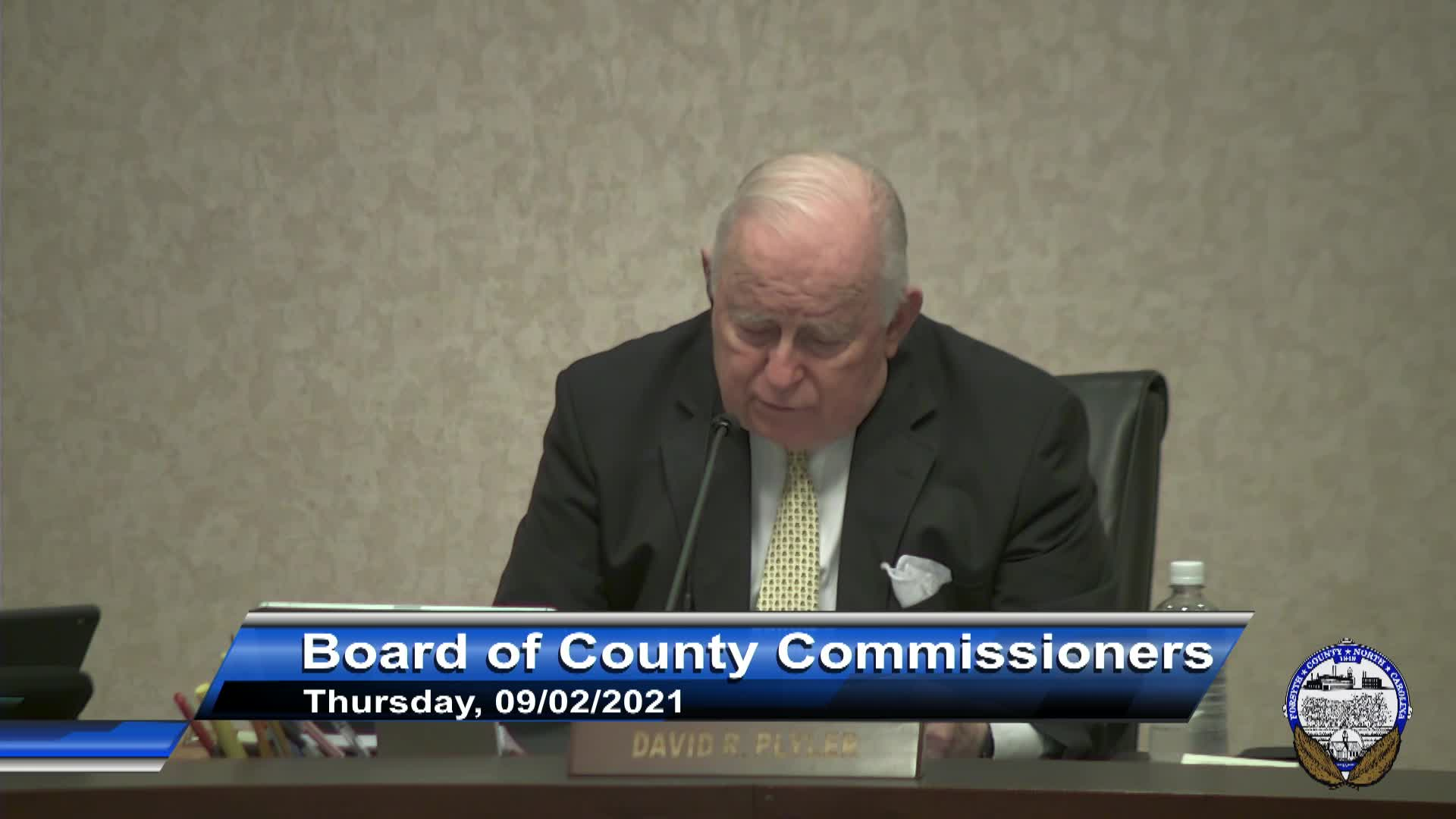 Thumbnail image for Forsyth Board of County Commissioners September 2 2021